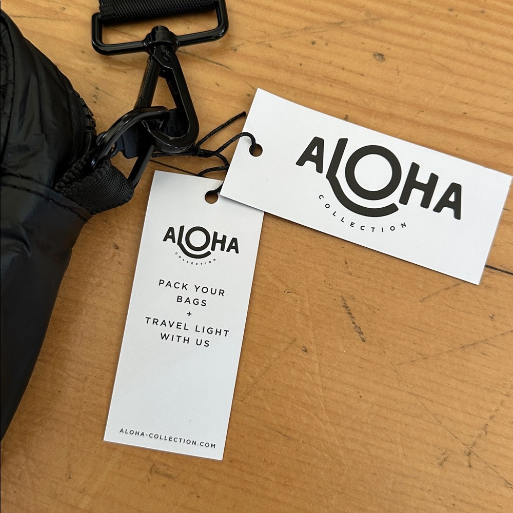 ALOHA Stylish Black Crossbody Bag - Picture 3 of 10